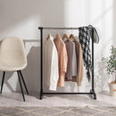 衣類ハンガーラック ハンガーラック ワードローブ 洋服掛けラック おしゃれ スリム パイプハンガー 押入れ 収納 コンパクト 軽量 小型 衣類 服 帽子 子供部屋 ぼん家具