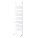 つっぱり式ウォールラック〔幅45cm〕 突っ張り棚 突っ張りラック スリム 壁面収納 ウォールラック おしゃれ ディスプレイシェルフ 木製 北欧 幅45 飾り棚 間仕切り 天井つっぱり ぼん家具