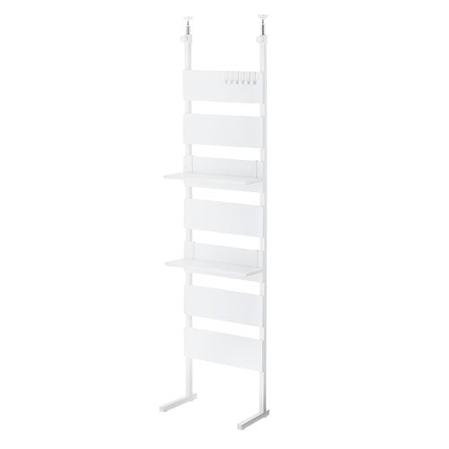 つっぱり式ウォールラック〔幅45cm〕 本棚 ラック つっぱり式収納