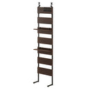 つっぱり式ウォールラック〔幅45cm〕 突っ張り棚 突っ張りラック スリム 壁面収納 ウォールラック おしゃれ ディスプレイシェルフ 木製 北欧 幅45 飾り棚 間仕切り 天井つっぱり ぼん家具