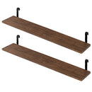 つっぱり式ウォールラック〔幅80cm〕棚板2枚セット 専用棚板 2枚セット 幅80 別売り 棚 オプション 当店 突っ張り ラック 壁面 ウォールラック つっぱり 壁面収納 ラダーラック ウォールシェルフ 専用 ぼん家具