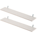 つっぱり式ウォールラック〔幅80cm〕棚板2枚セット 専用棚板 2枚セット 幅80 別売り 棚 オプション 当店 突っ張り ラック 壁面 ウォールラック つっぱり 壁面収納 ラダーラック ウォールシェルフ 専用 ぼん家具