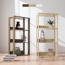 オープンラック〔幅40cm〕 オープンラック 3段 可動棚 収納棚 スリム シェルフ 木目調 ディスプレイ リビング 北欧 ぼん家具