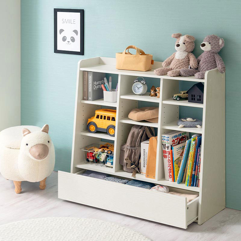 引き出し付きオープンラック 本棚 ラック 引き出し付きラック おしゃれ