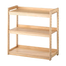 オープンラック おもちゃ収納 おもちゃ箱 収納 おもちゃ お片付けラック 3段 絵本棚 こども部屋 オープンシェルフ マガジンラック リビング ベビー キッズ家具 本棚 ぼん家具