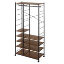 ハンガーラック〔ハイタイプ〕 ハンガーラック 約 高さ182 幅88 奥行40 コート掛け ワードローブ コートハンガー おしゃれ ハイタイプ スチール 棚板 木製 キャスター付 衣類ラック ぼん家具