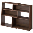 伸縮式ラック オープンシェルフ 伸縮式  木製 リビング 角度調整 収納棚 ラック コーナー A4 ぼん家具