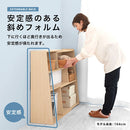 伸縮式ラック オープンシェルフ 伸縮式  木製 リビング 角度調整 収納棚 ラック コーナー A4 ぼん家具