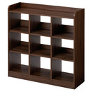 オープンラック 本棚 収納棚 ブックシェルフ おしゃれ 大容量 玩具 ディスプレイラック 背面化粧 幅90 オープンラック 木製 可動棚 15段 キッチン収納 リビング ぼん家具