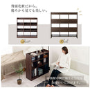 オープンラック 本棚 収納棚 ブックシェルフ おしゃれ 大容量 玩具 ディスプレイラック 背面化粧 幅90 オープンラック 木製 可動棚 15段 キッチン収納 リビング ぼん家具