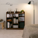 オープンラック 本棚 収納棚 ブックシェルフ おしゃれ 大容量 玩具 ディスプレイラック 背面化粧 幅90 オープンラック 木製 可動棚 15段 キッチン収納 リビング ぼん家具