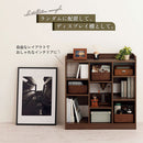 オープンラック 本棚 収納棚 ブックシェルフ おしゃれ 大容量 玩具 ディスプレイラック 背面化粧 幅90 オープンラック 木製 可動棚 15段 キッチン収納 リビング ぼん家具