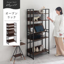 スチールラック オープンシェルフ 5段 幅70 棚 ラック オープンラック スリム 収納ラック 収納棚 おしゃれ アイアンラック 風 リビング 収納 本棚 木製 スチール ぼん家具