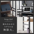 スチールラック オープンシェルフ 5段 幅70 棚 ラック オープンラック スリム 収納ラック 収納棚 おしゃれ アイアンラック 風 リビング 収納 本棚 木製 スチール ぼん家具