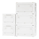 収納ボックス 収納ケース キャスター付 折りたたみ 収納ボックス ミニテーブル 窓付 5面開き 扉付 ロック付 おしゃれ 収納箱 スタッキング ぼん家具