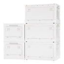 収納ボックス 収納ケース キャスター付 折りたたみ 収納ボックス ミニテーブル 窓付 5面開き 扉付 ロック付 おしゃれ 収納箱 スタッキング ぼん家具