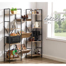 オープンラック 大型 木製×スチール