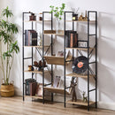 オープンラック 大型 木製×スチール