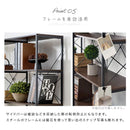 大容量 オープン スチールラック 4段 2列