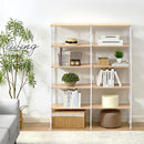 大容量 オープン スチールラック 4段 2列