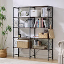 大容量 オープン スチールラック 4段 2列