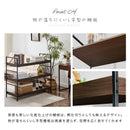 オープンラック 3段 L字棚 中段可動棚