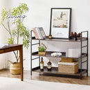 オープンラック 3段 L字棚 中段可動棚