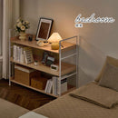 オープンラック 3段 L字棚 中段可動棚