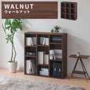 可動棚付き ロータイプブックシェルフ