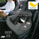 ペット用ドライブベッド〔Mサイズ〕 ドライブベッド 犬 ドライブボックス ペット用 ドライブシート イヌ 猫 車用 ペットベッド クッション ポケット 滑り止め付き 助手席 後部座席 ぼん家具