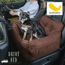 ペット用ドライブベッド〔Lサイズ〕 ドライブベッド 犬 車 ドライブシート ペットベッド 車用 ドライブボックス Lサイズ 布製 ポケット クッション 滑り止め付き イヌ 猫 動物用 ぼん家具