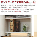 スリムワゴン 引き出し棚〔CD収納タイプ〕 壁面収納 おしゃれ 収納棚 本棚 書棚 収納ラック 可動棚 大容量 スリム 壁面 CDラック DVDラック キャスター付き 日本製 ぼん家具