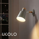 ブラケットライト スポットライト 1灯 角度調整 ブラケットライト スチール 角度調節 ウォールランプ 壁掛けライト ウォールライト 内玄関 廊下 洗面所 階段 寝室 トイレ ライト 照明 UCOLO ユコロ ぼん家具