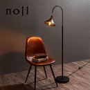 フロアライト スチールシェード 角度調整 照明 フロアライト おしゃれ 間接照明 スタンドライト LED シンプル ライト スタンド フットスイッチ リビング 寝室 レトロ コンセント式 noji ノジー ぼん家具