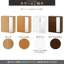 ミラー付きシューズラック　ロータイプ〔幅60cm・幅75cm〕