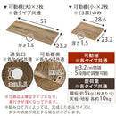 薄型シューズボックス〔2扉タイプ・3扉タイプ〕