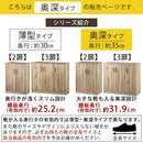 奥深シューズボックス〔2扉タイプ/3扉タイプ〕