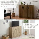 奥深シューズボックス〔2扉タイプ/3扉タイプ〕