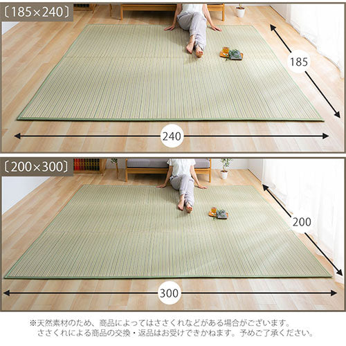 ぼん家具 い草ラグ 夏用 カーペット 天然素材 調湿 消臭 おしゃれ