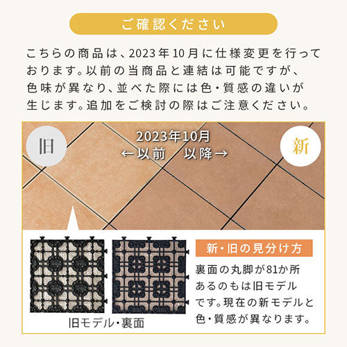 ジョイントタイルデッキ〔4枚セット・10枚セット〕 タイル ベランダ 庭 デッキ テラス diy ジョイントタイル おしゃれ デッキパネル 正方形 ジョイントマット ベランダ ガーデニング 簡単設置 敷石 ぼん家具