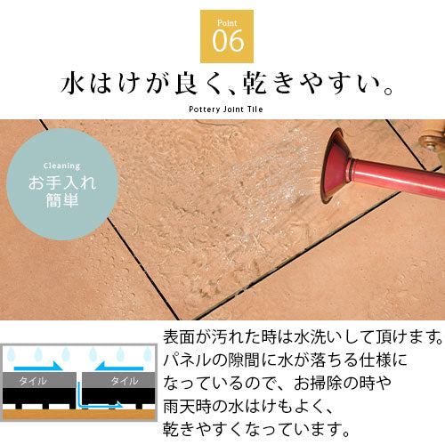 ジョイントタイルデッキ〔4枚セット・10枚セット〕 タイル ベランダ 庭 デッキ テラス diy ジョイントタイル おしゃれ デッキパネル 正方形 ジョイントマット ベランダ ガーデニング 簡単設置 敷石 ぼん家具