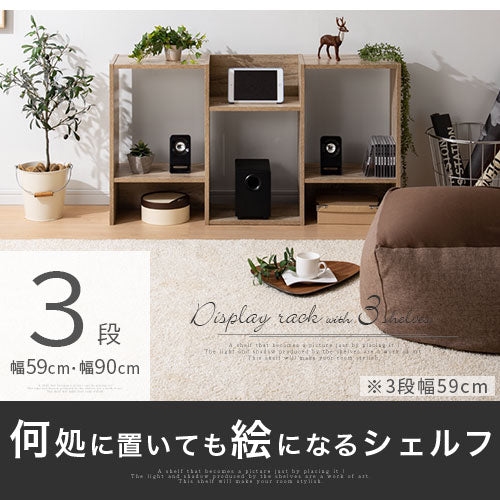 本棚　アメリカ中古家具 イタリア製 SELVA社 本棚 ブックシェルフ 飾り棚 大型 リビングボード