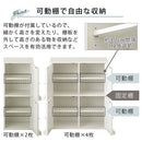 扉付きカラーボックス〔2枚扉・4枚扉〕