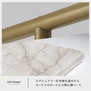 ポールハンガー ハンガーラック 高さ調整 洋服掛け ポールハンガー スリム 省スペース パイプハンガー 洗濯物干し 物干しラック 室内 組立簡単 T字 約 幅40 高さ150 ぼん家具