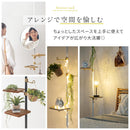 突っ張りラック オープンラック スリム 約 幅58 ウォールシェルフ おしゃれ ポールハンガー 突っ張り つっぱり シナプスラック 高さ調節可 省スペース収納 フック ぼん家具