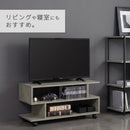 [ 幅80cm ] キャスター付きテレビ台