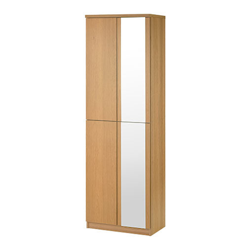 ミラー付きシューズラック ハイタイプ 幅60cm 幅75cm 玄関収納