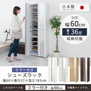シューズボックス ミラー付き 幅60cm シューズボックス シューズラック 下駄箱 最大36足 約 幅60 可動棚 玄関収納 靴箱 姿見鏡 ミラー付き ワイド 靴 収納 扉 おしゃれ ぼん家具