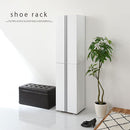 シューズボックス ミラーなし 幅45cm シューズボックス 最大24足 約 幅45 可動棚 洗える 国産 下駄箱 玄関収納 靴箱 スリム 靴 くつ 収納 扉 おしゃれ ぼん家具