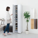 シューズボックス ミラーなし 幅45cm シューズボックス 最大24足 約 幅45 可動棚 洗える 国産 下駄箱 玄関収納 靴箱 スリム 靴 くつ 収納 扉 おしゃれ ぼん家具